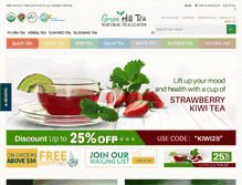 Tablet Screenshot of greenhilltea.com